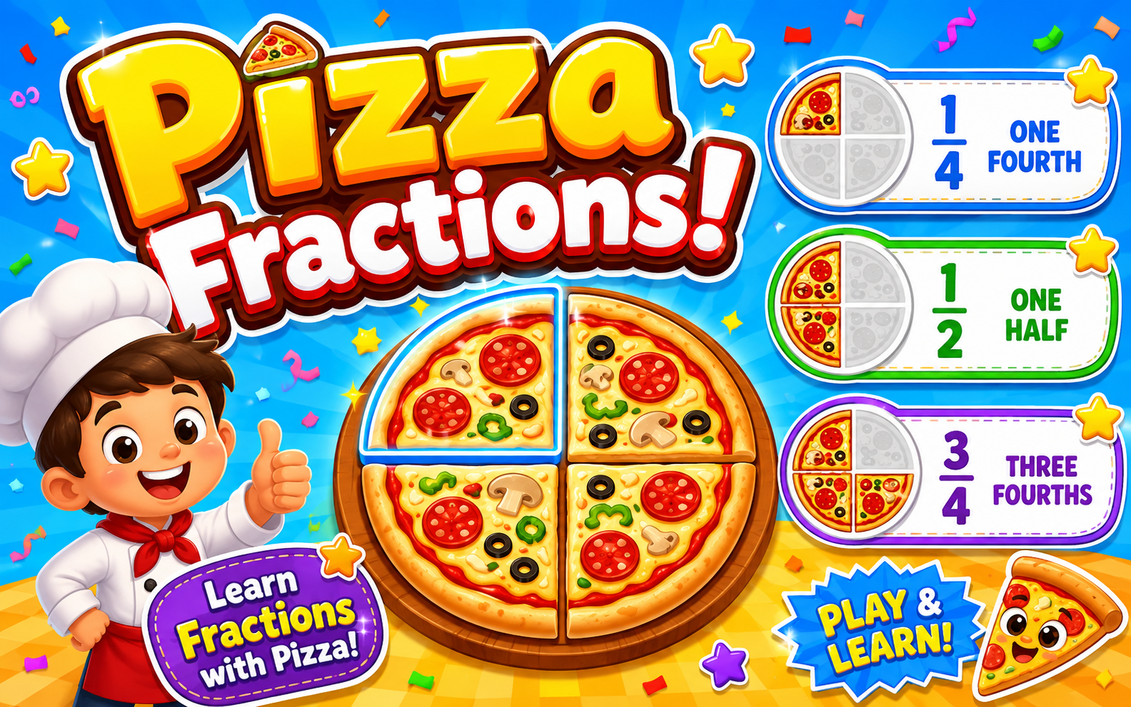 Pizza Fractions preview