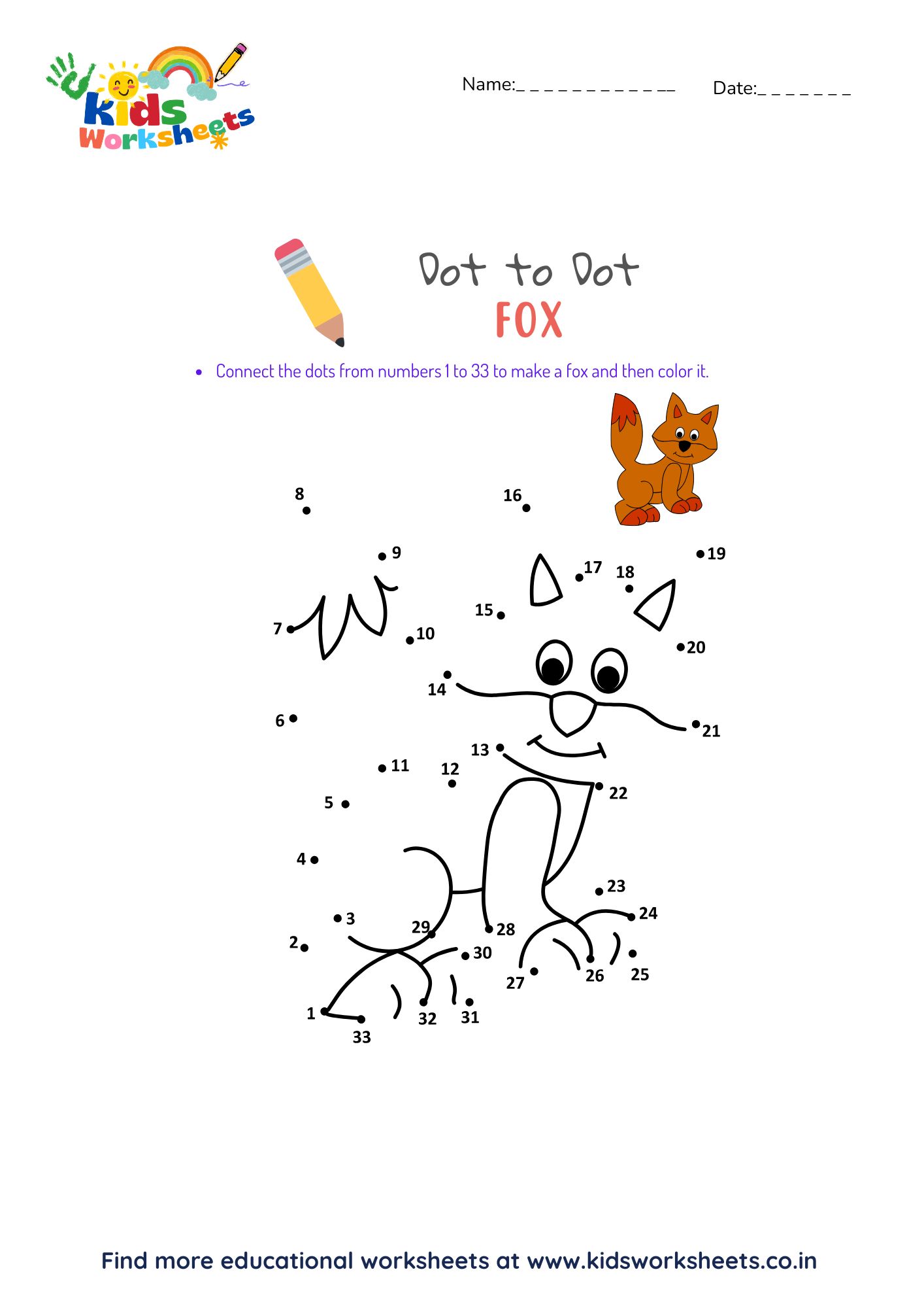 Dot to Dot - Fox preview